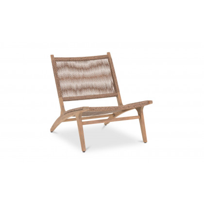 Moe's Palma Contemporary Outdoor Lounge Chair - Warm Brown