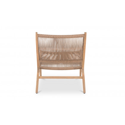 Moe's Palma Contemporary Outdoor Lounge Chair - Warm Brown
