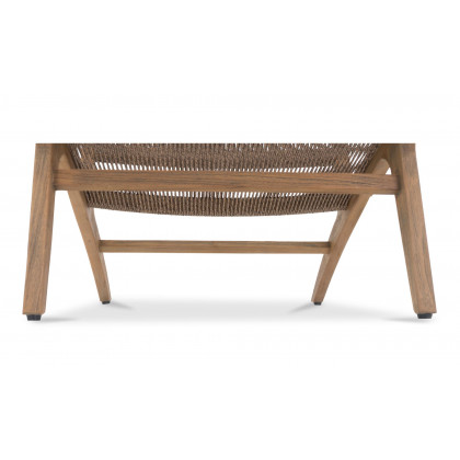Moe's Palma Contemporary Outdoor Lounge Chair - Warm Brown