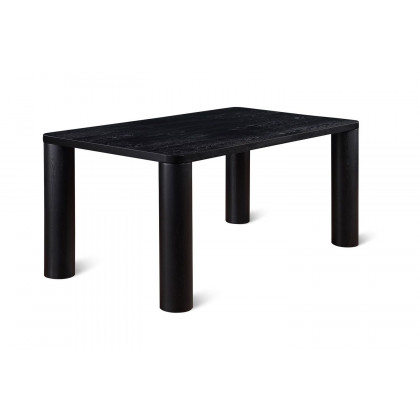 Moe's Scott Modern Dining Table - Black Oak, Small