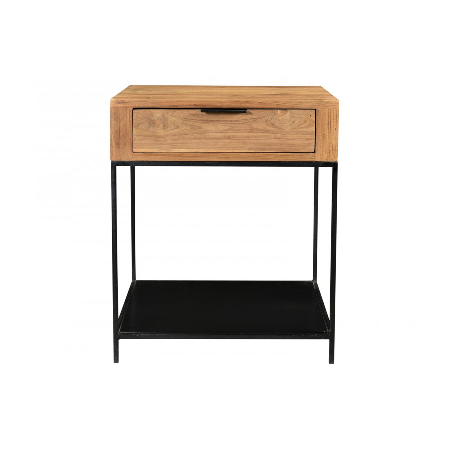 Moe's - Joliet Side Table in Beige