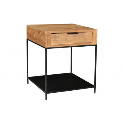 Moe's - Joliet Side Table in Beige