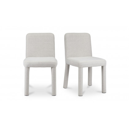 Moe's Place Contemporary Dining Chair Set of 2 - Light Gray