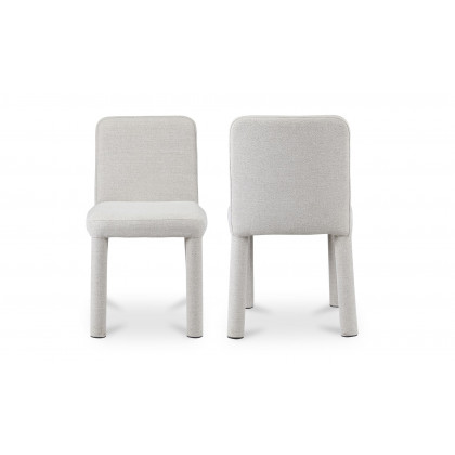 Moe's Place Contemporary Dining Chair Set of 2 - Light Gray