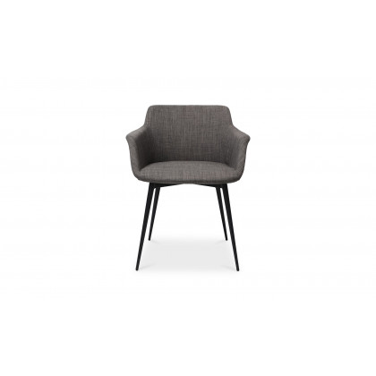 Moe's Ronda Contemporary Armchair Set of 2 - Dark Gray