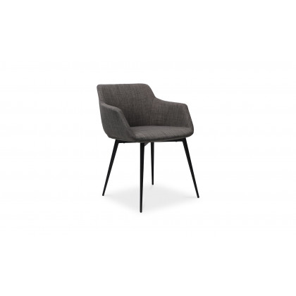 Moe's Ronda Contemporary Armchair Set of 2 - Dark Gray