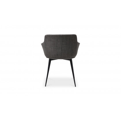 Moe's Ronda Contemporary Armchair Set of 2 - Dark Gray
