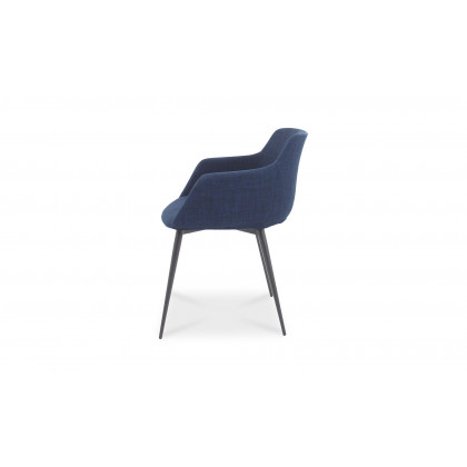 Moe's Ronda Contemporary Armchair Set of 2 - Blue