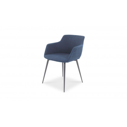 Moe's Ronda Contemporary Armchair Set of 2 - Blue