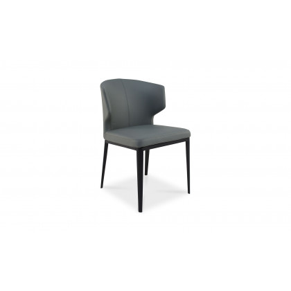 Moe's Delaney Contemporary Dining Chair Set of 2 - Gray