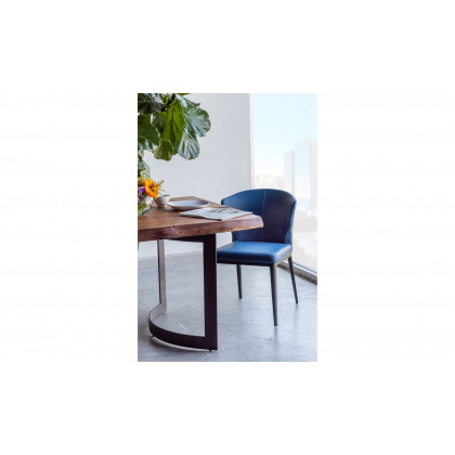 Moe's Delaney Contemporary Dining Chair Set of 2 - Sky Blue