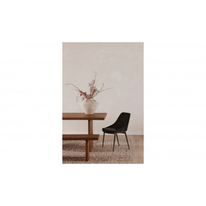 Moe's Sedona Contemporary Dining Chair Set of 2 - Shadowed Black Velvet