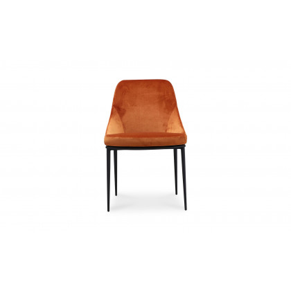 Moe's Sedona Contemporary Dining Chair Set of 2 - Orange