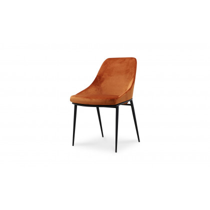 Moe's Sedona Contemporary Dining Chair Set of 2 - Orange