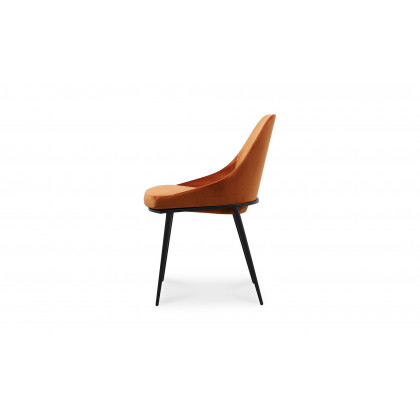 Moe's Sedona Contemporary Dining Chair Set of 2 - Orange
