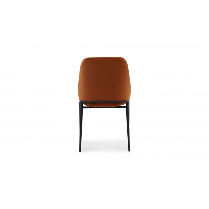 Moe's Sedona Contemporary Dining Chair Set of 2 - Orange
