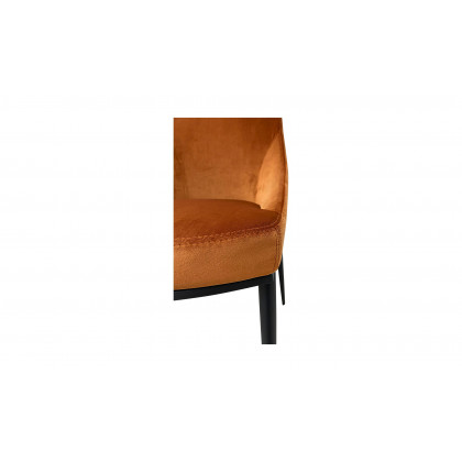 Moe's Sedona Contemporary Dining Chair Set of 2 - Orange