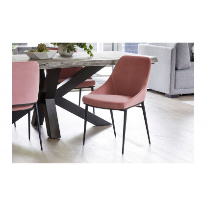 Moe's Sedona Contemporary Dining Chair Set of 2 - Pink