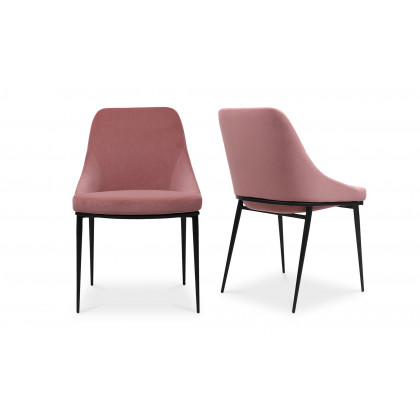 Moe's Sedona Contemporary Dining Chair Set of 2 - Pink