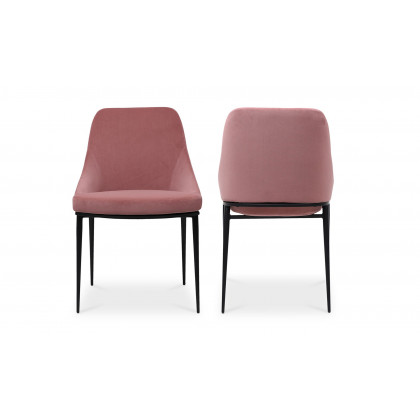Moe's Sedona Contemporary Dining Chair Set of 2 - Pink