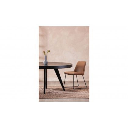 Moe's Villa Contemporary Dining Chair Set of 2 - Light Brown