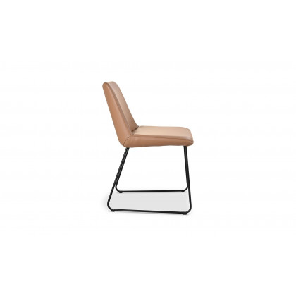 Moe's Villa Contemporary Dining Chair Set of 2 - Light Brown