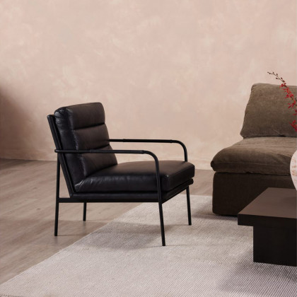 Moe's Verlaine Chair - Raven Black