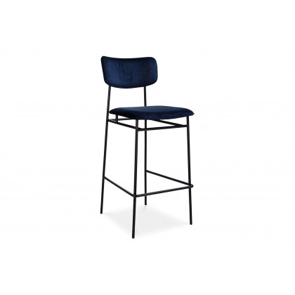 Moe's Sailor Bar Stool - Blue