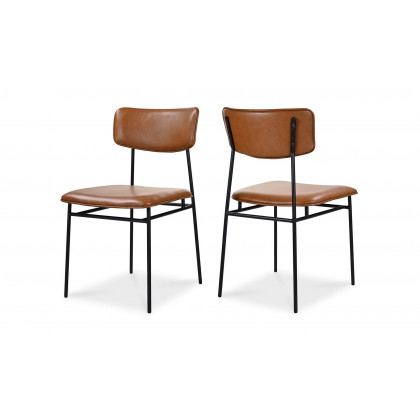 Moe's Sailor Modern Dining Chair Set of 2 - Brown