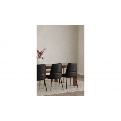 Moe's Douglas Contemporary Dining Chair Set of 2 - Black