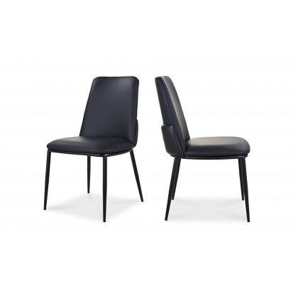 Moe's Douglas Contemporary Dining Chair Set of 2 - Black