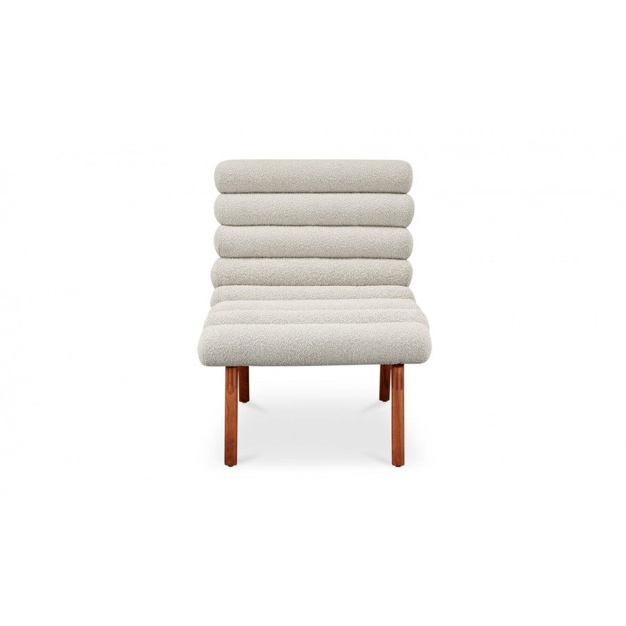 Moe's Arlo Contemporary Accent Chair - Off White