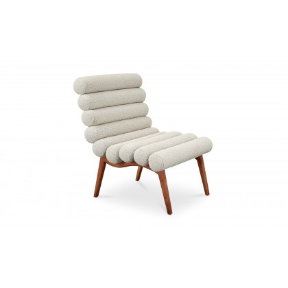 Moe's Arlo Contemporary Accent Chair - Off White