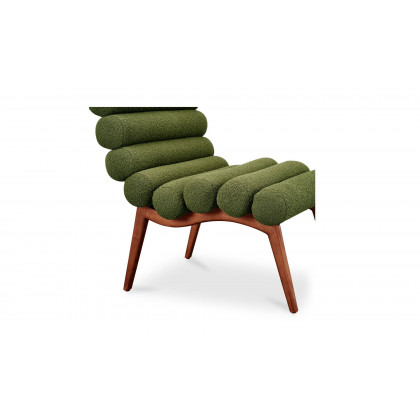 Moe's Arlo Contemporary Accent Chair - Dark Green