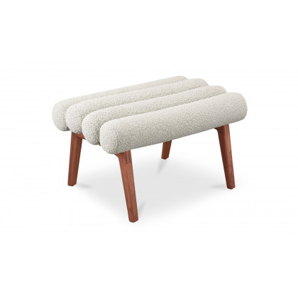 Moe's Arlo Contemporary Stool - Off White