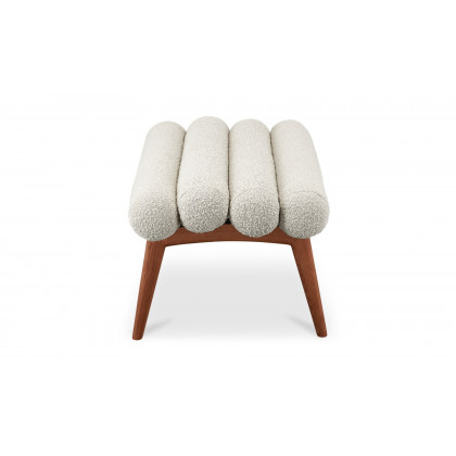 Moe's Arlo Contemporary Stool - Off White