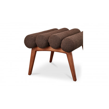 Moe's Arlo Contemporary Stool - Deep Brown