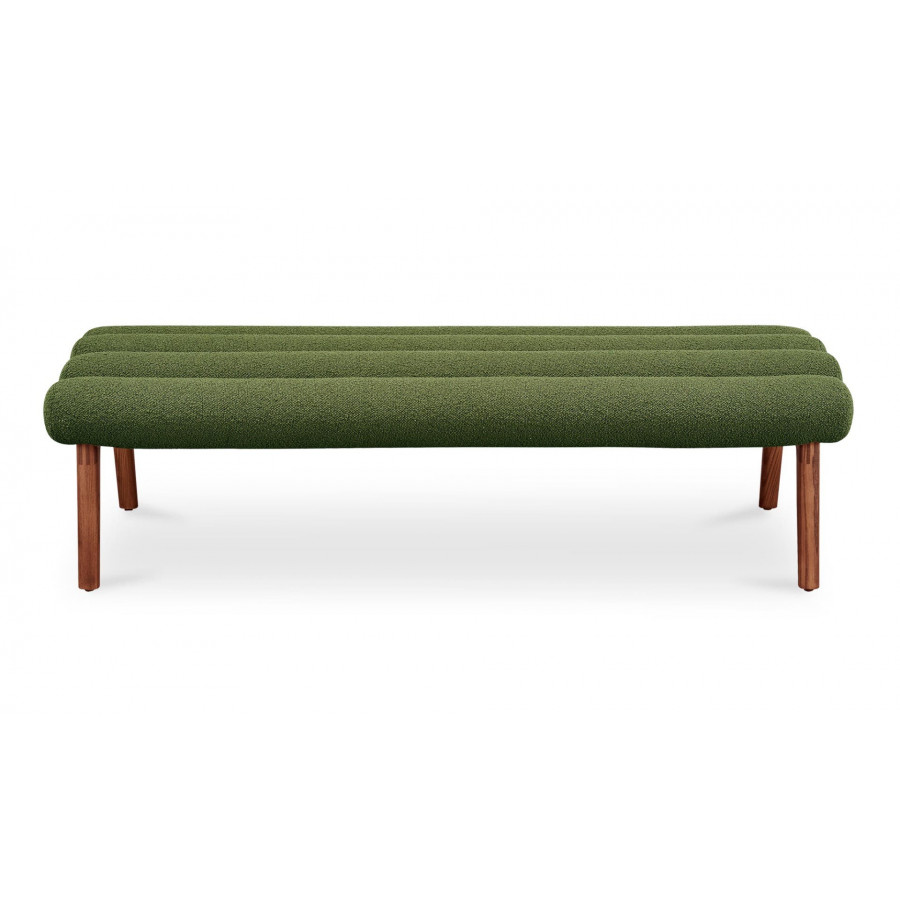Moe's Arlo Contemporary Bench - Dark Green