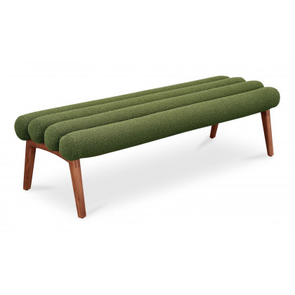 Moe's Arlo Contemporary Bench - Dark Green