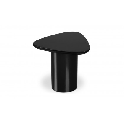 Moe's Eden Modern Triangular Accent Table - Black Lacquer