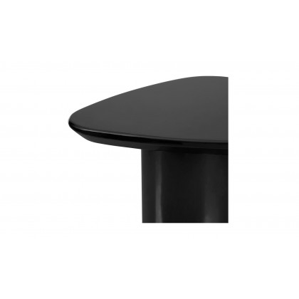 Moe's Eden Modern Triangular Accent Table - Black Lacquer