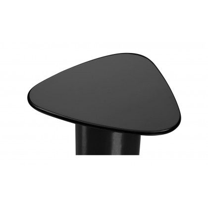 Moe's Eden Modern Triangular Accent Table - Black Lacquer