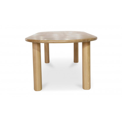Moe's Milo Contemporary Oval Dining Table - Oak, Small