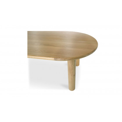 Moe's Milo Contemporary Oval Dining Table - Oak, Small