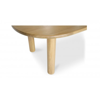 Moe's Milo Contemporary Oval Dining Table - Oak, Small