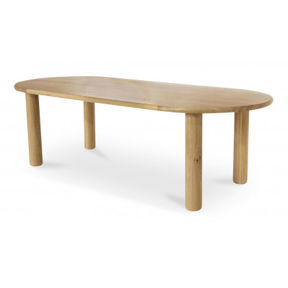 Moe's Milo Contemporary Oval Dining Table - Oak, Large
