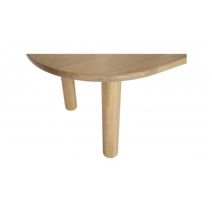 Moe's Milo Contemporary Oval Dining Table - Oak, Large