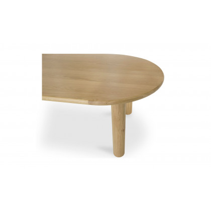 Moe's Milo Contemporary Oval Dining Table - Oak, Large