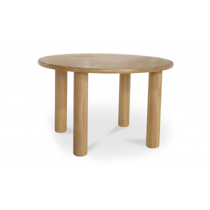 Moe's Milo Contemporary Round Dining Table - Oak, Small