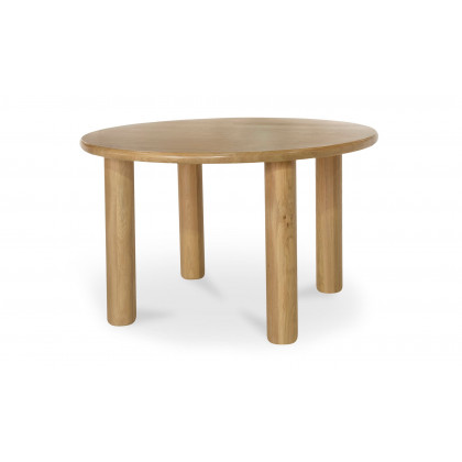 Moe's Milo Contemporary Round Dining Table - Oak, Small